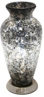 Decorative Black Glass Mosaic Vase Table Lamp Lighting Home Decor Decorative Black Glass Mosaic Vase Table Lamp Lighting Home Decor