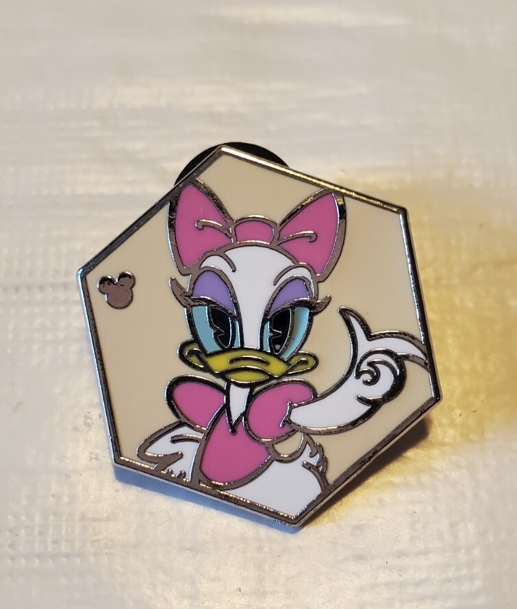 Disney Trading Pin WDW 2019 Hidden Mickey Shapes - Daisy Hexagon 