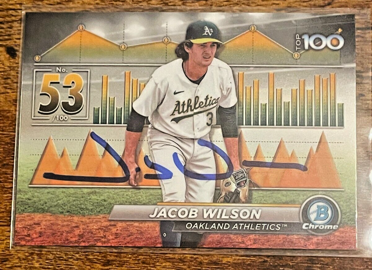 v*v様 JACOB WILSON AUTOGRAPH Jacob Wilson Athletics Autographed