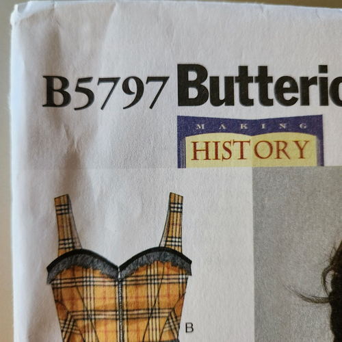 Misses Corset Sash Shrug Pattern Sz 6-14 Costume Halloween Cosplay Theatre Uncut - Picture 2 of 11
