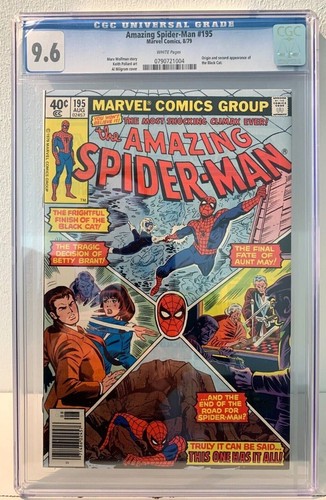 Amazing Spider-man #195, CGC 9.6 White Pages, August 1968 - Picture 1 of 3