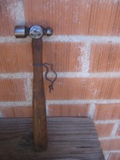 1940s Vintage 3 oz. Head x 9" Length VLCHEK Small Ball Peen Hammer USA
