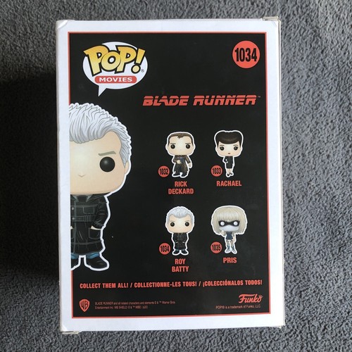 Funko Pop! Movies Blade Runner Roy Batty #1034 Vinyl Figurine - NIB - Picture 7 of 7