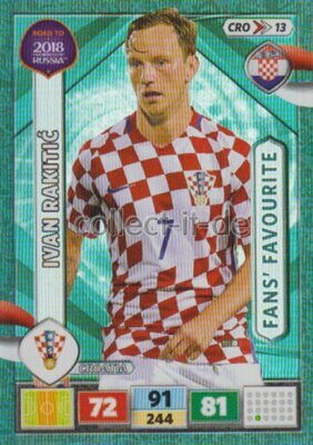 CRO13 - Ivan Rakitic - Fans Favourite - Panini Adrenalyn Road to World Cup 2018