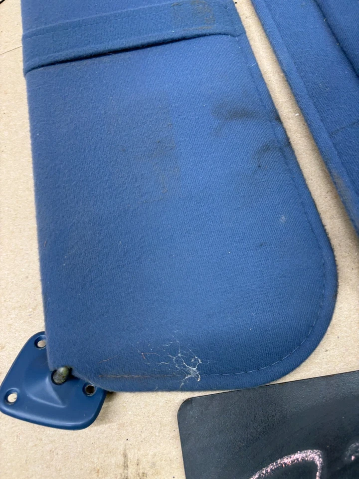 1987 1992 1997 FORD F150 F250 F350 BRONCO VISEIRA SOLAR VISEIRA PANO AZUL FABRICANTE DE EQUIPAMENTO ORIGINAL - Imagem 2 de 4