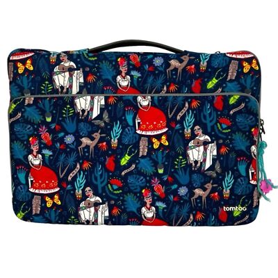 Frida Kahlo Tomtoc Laptop 13 Inch Case Tablet Case Padded Zip Up