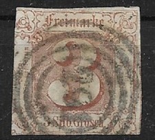Thurn und Taxis  MiNr 17 gestempelt (291) Gera