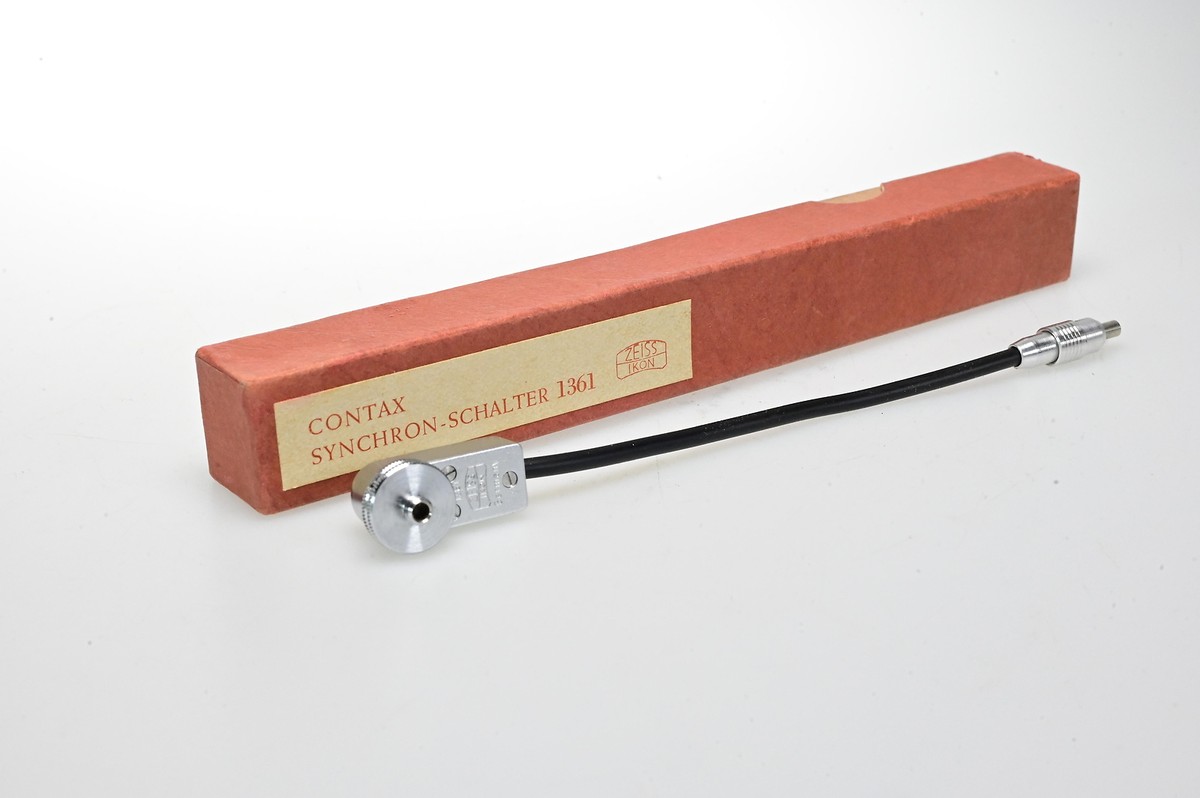 Vintage Zeiss Ikon Contax Synchron-Schalter 1361 Sync Cord Cable