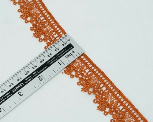 FCL 2Y 3 Cm Wide Daisy Lace Trim Colors Guipure Ideal Embellishing Sewing Décor - Picture 13 of 77