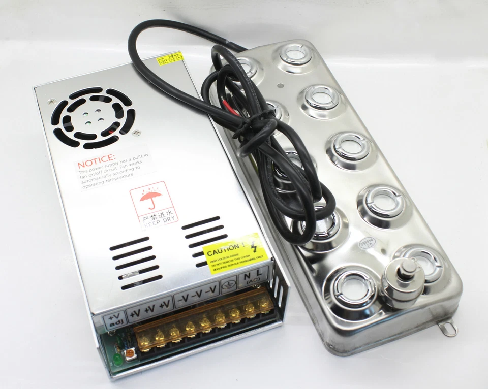 10 Head Ultrasonic Mist Maker Humidifier Ultrasonic Fogging with Power Supply - Image 3 of 4