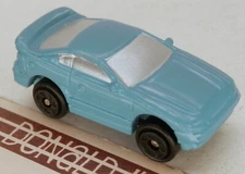 Micro Machines 1994-1998 Ford Mustang Light Blue RARE! - HASBRO ERA - MAGIC BOX