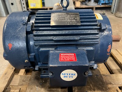  NEW MARATHON 10 HP BLUE CHIP SEVERE DUTY MOTOR 460 VAC 215TV FRAME 1755 RPM 3Ø