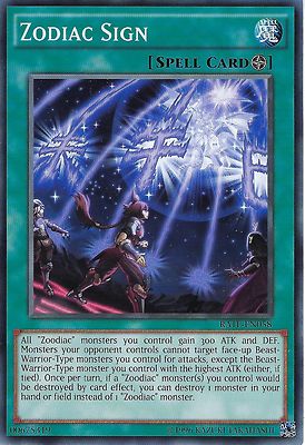 yugioh cancer card YU-GI-OH CARD: ZODIAC SIGN - RATE-EN058