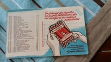 BUVARD PUBLICITAIRE ANCIEN : CHICOREE LEROUX-LISTE DE CADEAUX-free port gratuit!