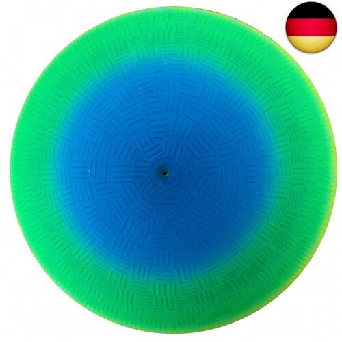 SHELOFT Regenbogen PVC Softball – 21,5 Cm, Bunt, Langlebig, Für Kinder & Erwachsene, Aufblasbar (Pumpe Nicht Enthalten), Geschenk