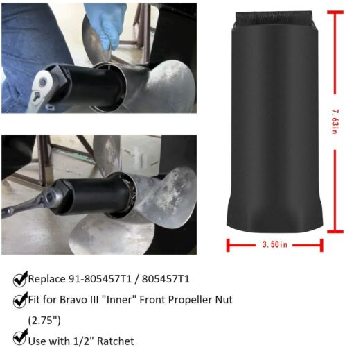 91-805457T1 Propeller Prop Nut Socket Wrench Tool for Mercruiser Bravo 3 Drive - Bild 3 von 8