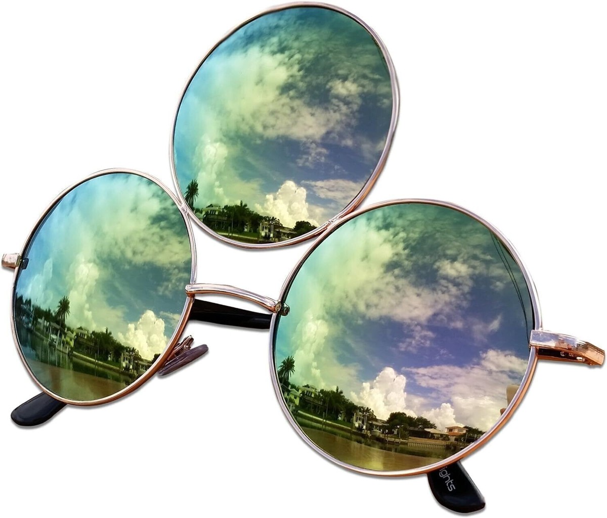 Third Eye Sunglasses Unisex Polarized Emerald Green with 