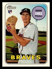 Topps 2018 Heritage High Number Baseball Card #668 Shane Carle Braves RC Base