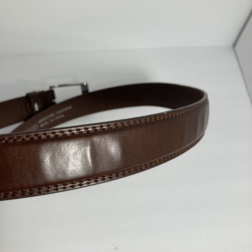 River Ridge Herren Echtleder Gürtel 38 cm lang 1,25 cm breit braun NEU - Bild 11 von 12