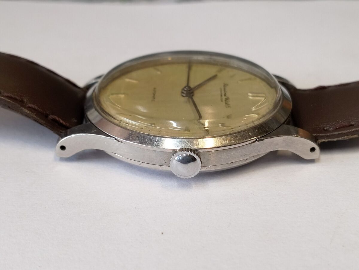 IWC SCHAFFHAUSEN AUTOMATIC AGED PATINA DIAL CAL 853 SWISS IWC SCHAFFHAUSEN AUTOMATIC AGED PATINA DIAL CAL 853 SWISS