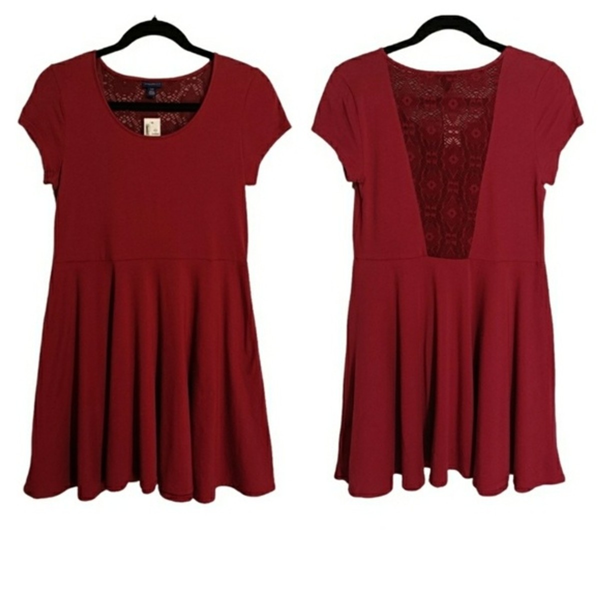 aeropostale dresses Floral Scoop-Neck Smocked Fit & Flare Dress Floral Strapless Drop-Waist Mini Dress