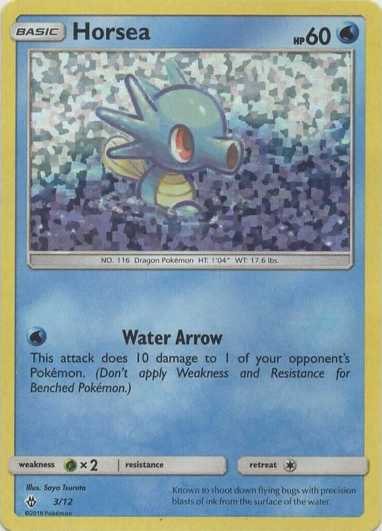 1x Horsea - 3/12 - McDonald's Promo 2018 Heavily Played Pokemon McDonald's Promo