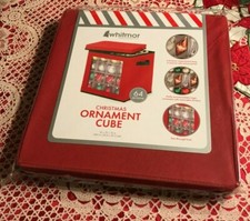 Christmas Ornament Storage Box - Stores up-to 64 Holiday Ornaments