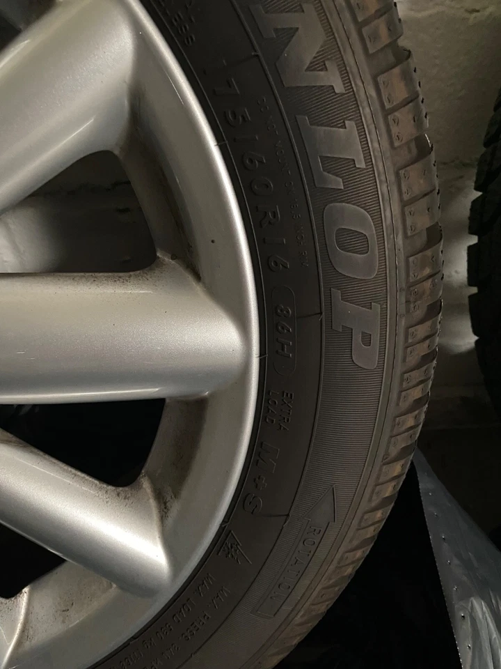 Mini Cooper 4x Winterkompletträder Mini Cooper 16 Zoll 175/60R16 - Bild 3 von 4