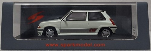 Renault 5 GT Turbo Pearl White 1988 1:43 Spark S3858 EXTREMELY RARE!! - Picture 18 of 19