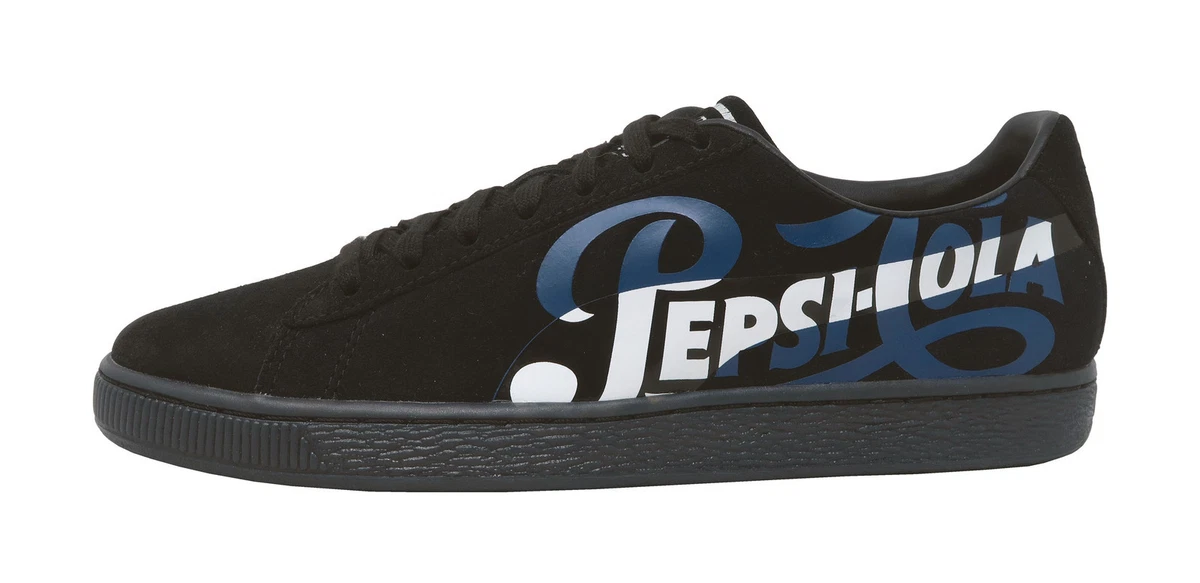 PUMA 50 Suede Classic X Pepsi Cola Black Blue Lace Up Sneaker Men Shoes | eBay