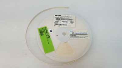 Capax 0603x475k250snt CERAMIC CAPACITOR X7R 25V 10% +Tol, 10% -Tol, 4.7uF