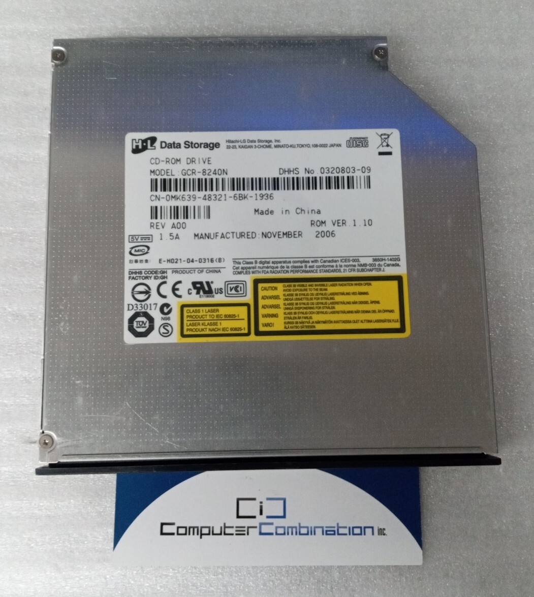 Pin Dvd Rom HP GCR-8240N SLIMLINE 24X READ 68-PIN CD-ROM OPTICAL DRIVE MK639 | eBay