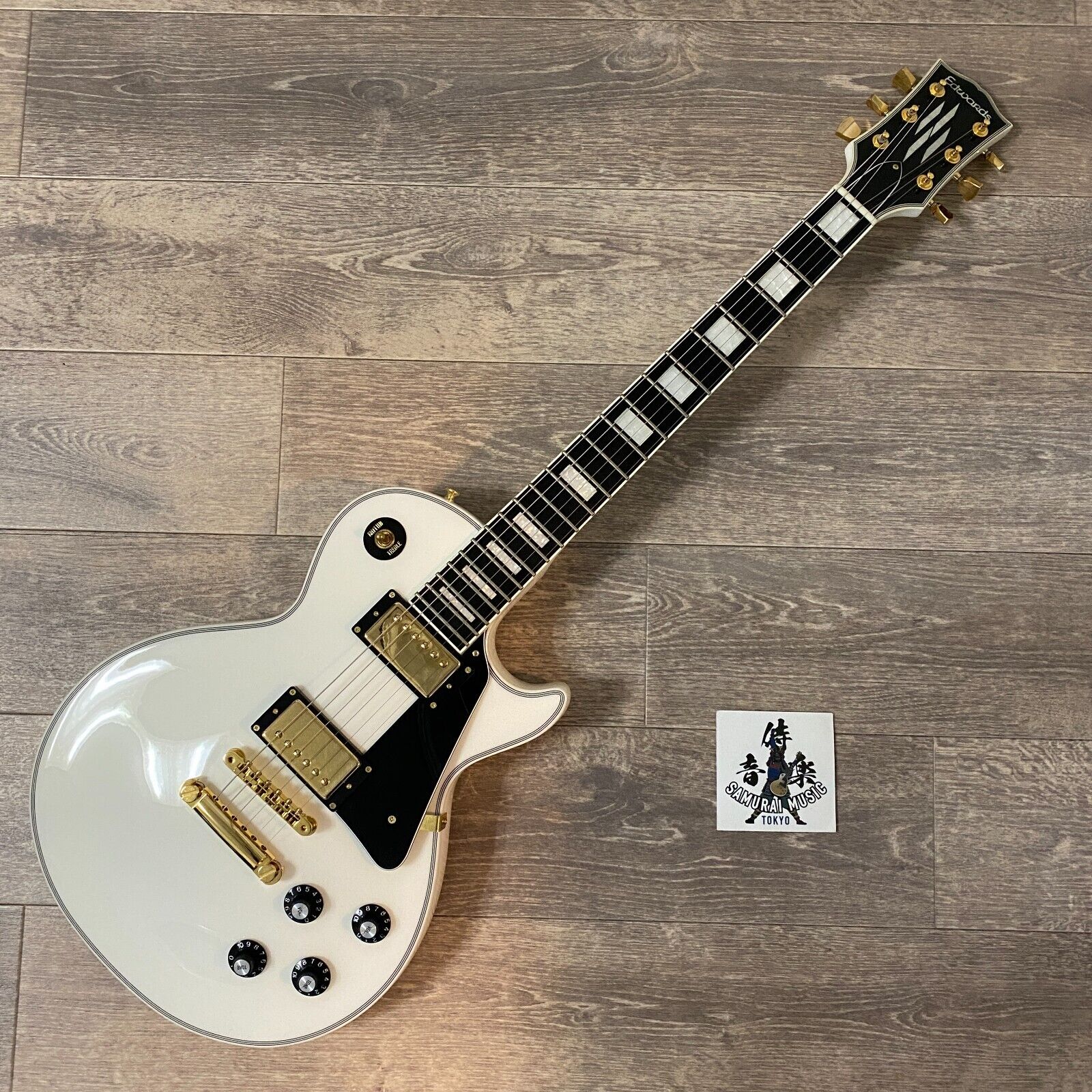 Edwards By ESP Electric Guitar Les Paul Custom Seymour Duncan WH 4.12kg MIJ