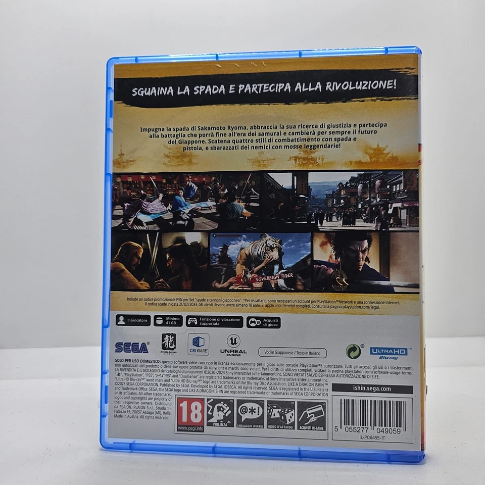 Gioco Like a dragon: Ishin! PS5 Playstation 5 EUR PAL ITA, foto 2 di 3