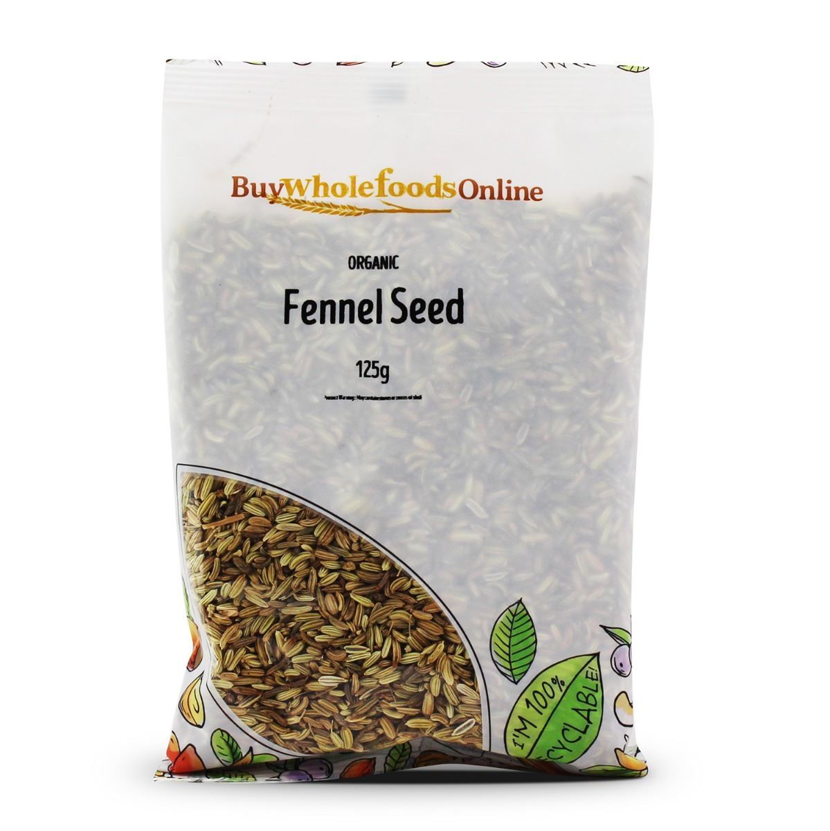 Organic Fennel Seed 125g | BWFO | Free UK Mainland P&P