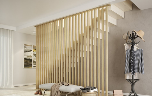 Indoor Balustrade Wall Staircase Railing Wooden Strip Metal Tube Metal Profile - Picture 3 of 22