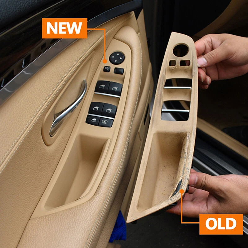 Painel de puxador interno esquerdo da janela da porta para BMW F10 F11 535i 523i 528i - Imagem 4 de 4