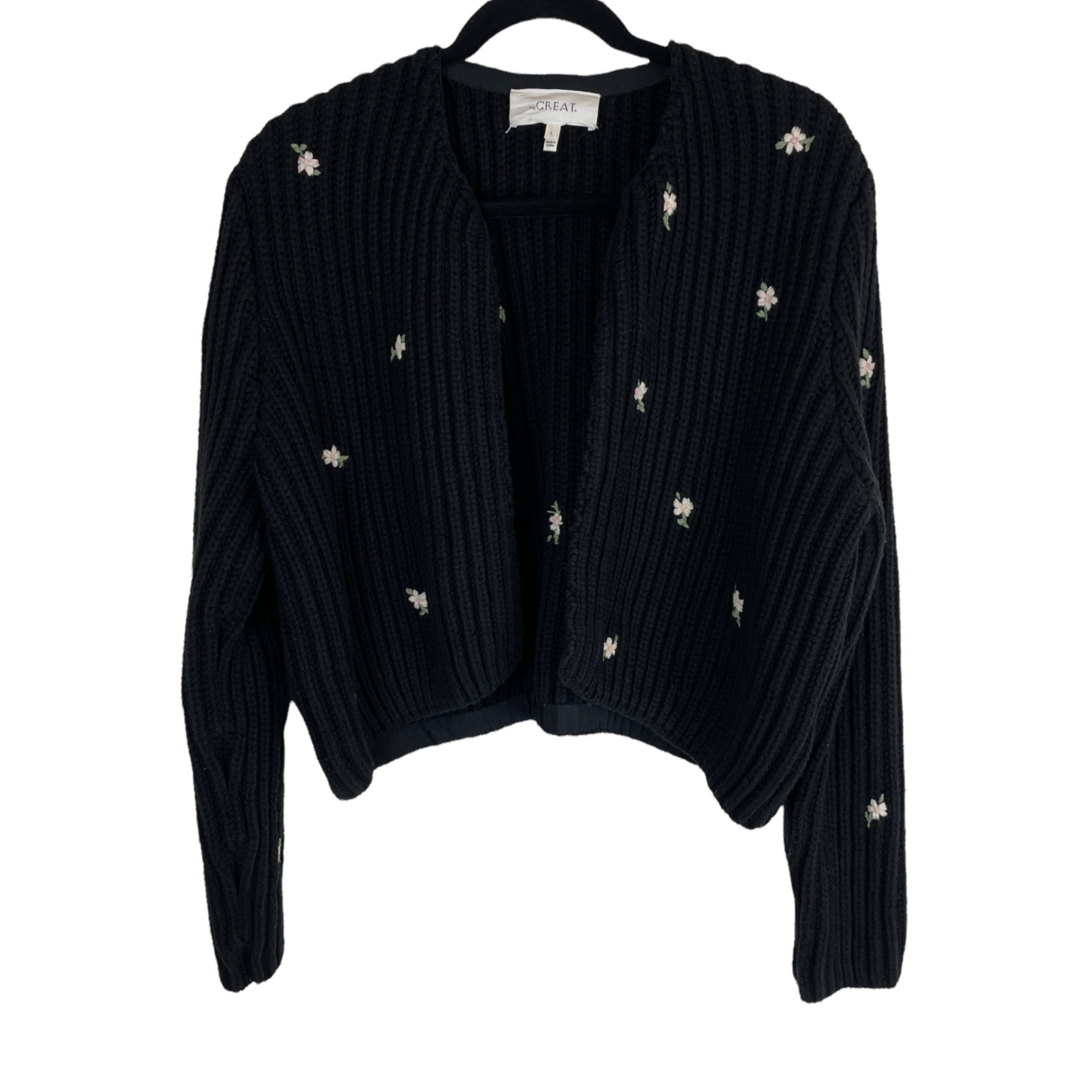 The Great Flower Embroidery Ribbed 