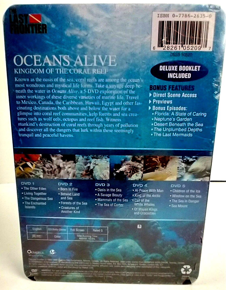 (未使用･未開封品)Oceans Alive [DVD] Ocean Alive DVD Collectors Edition in Tin Sealed High Def