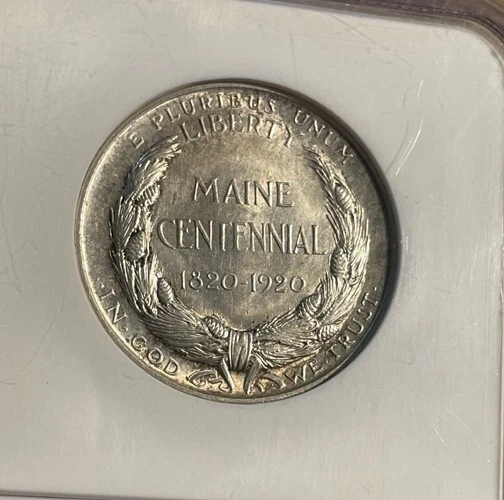 U.S. - 1920 Silver Maine Commemorative Half Dollar (NGC MS 64) - Image 3 of 4