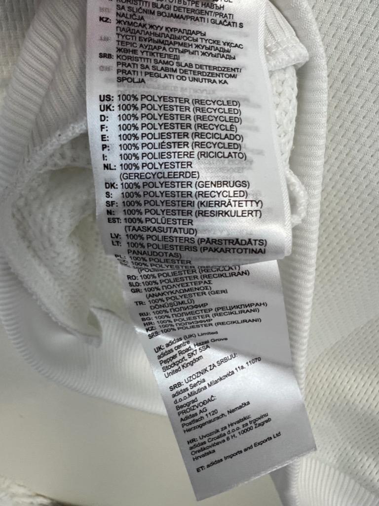 ADIDAS GOLF Mens EQUIPMENT 1/4 Zip Pullover Sweater White Sz M NWOT