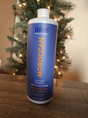 MineTan Pro Spray Mist  Moroccan Tan Pro 1 Hour Express 1 Liter / 33.8 Oz 