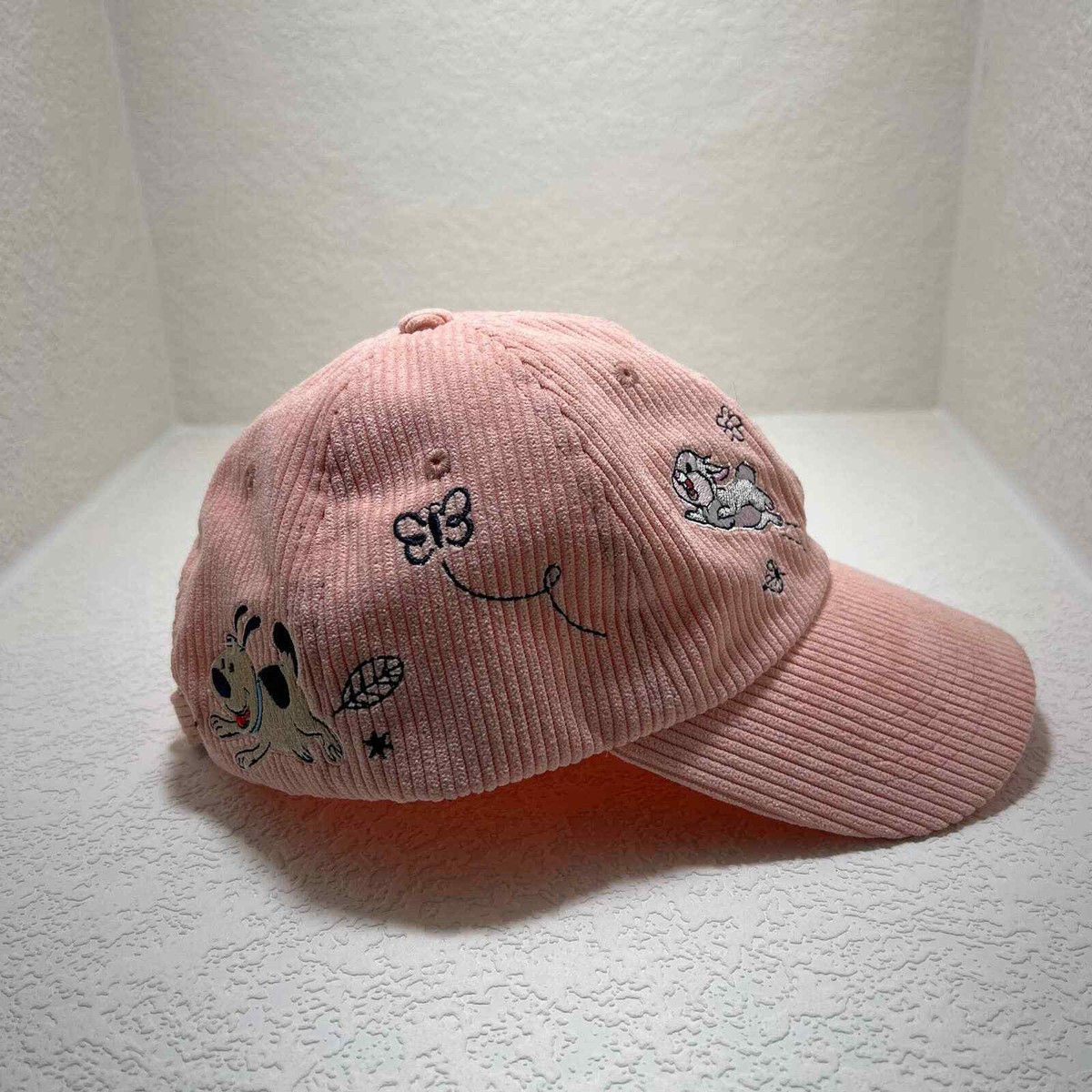 2023 Disney Parks Peach Corduroy Hat/Cap with Disney \