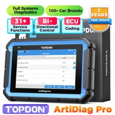 TOPDON AD PRO OBD2 Bidirectional Full System Scanner Tool Kəy C0DING