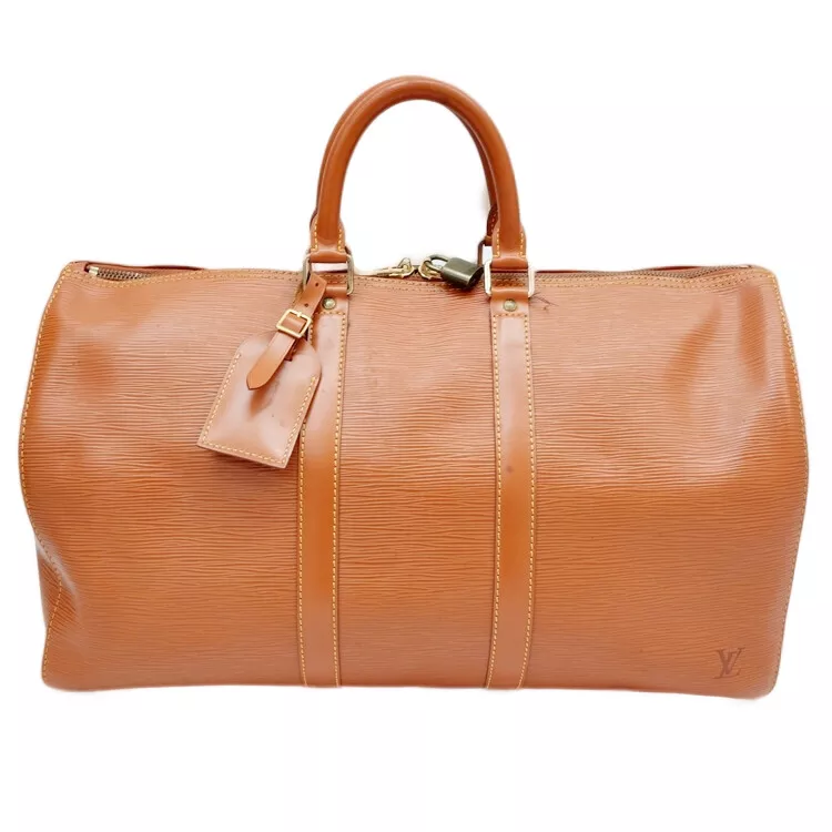 Louis Vuitton Sirius 45 Orange Epi Leather Travel Bag