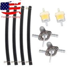 2x 1/4" Inline Gas Fuel Shut Off Valve Switch Petcock For Pocket Bike ATV TaoTao