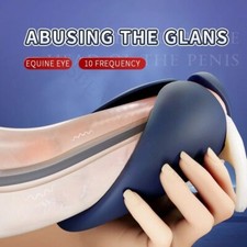 Electric Urethral Chastity Dilator Penis Plug Glans Trainer Stretcher Ring Male