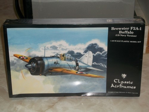 Classic Airframes 1/48 Brewster F2A-1 Buffalo (US Navy Version) - Factory Sealed - 第 1/1 張圖片