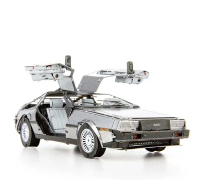 Delorean 3D Selbstmontage Metall Modell Zum Selbermachen Kit Zurück in die Zukunft Auto UK VERKÄUFER!