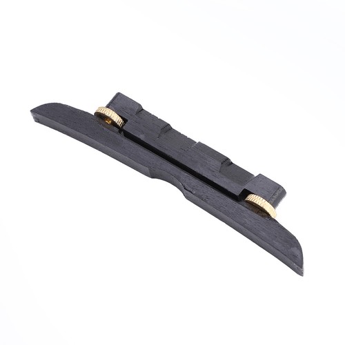 Mandolin Ebony Bridge Adjustable Compensated Bridge Part for Mandolin Instrument - Picture 7 of 7
